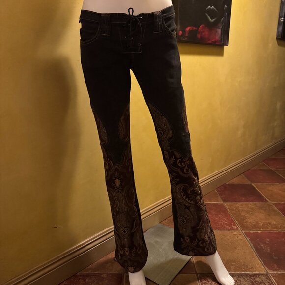 RARE! Vintage Serious Los Angeles Tapestry Jeans – Medium (Fits 4–6) – NWOT - Picture 16 of 16